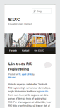 Mobile Screenshot of euc.dk